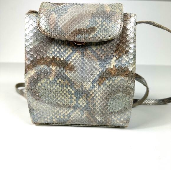 Stuart Weitzman Vintage Snakeskin Purse Mini - Picture 1 of 11